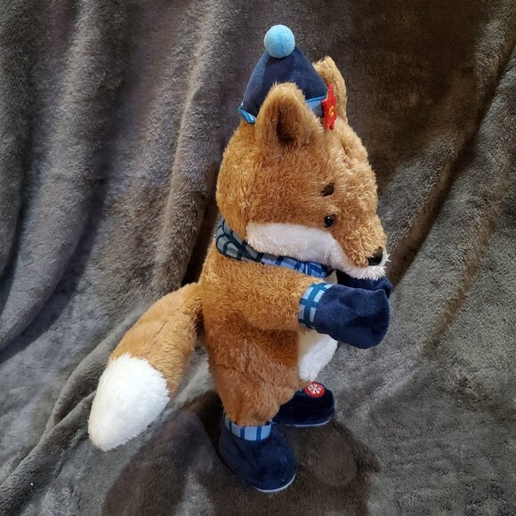 Target Wondershop Christmas 2024 Animated Musical Plush Fox W/ Harmonica - Picture 2 of 12